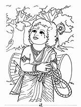 Krishna Coloring Book Pages Books Krishnastore Template sketch template