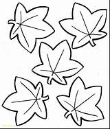 Coloring Pages Oak Leaves Printable Leaf Fall Getcolorings Color sketch template