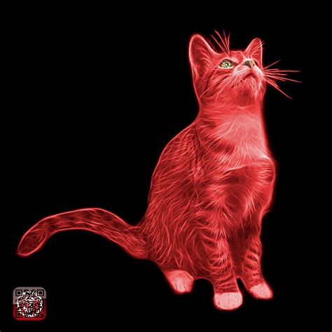 red cat art  bb painting  james ahn fine art america