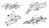 Line Vf Xs Ii Valkyrie 2ss Cloud sketch template