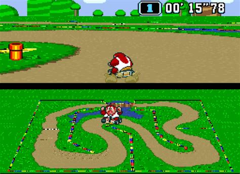 Super Mario Kart Snes Super Nintendo Screenshots