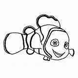 Nemo Clownfish Dory Getcolorings Designlooter Clipartmag sketch template