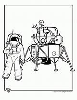 Astronaut Astronauts Shuttle Ausmalbild Landing sketch template