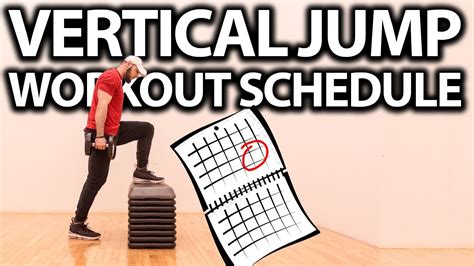 simple vertical jump workout schedule  jump higher youtube