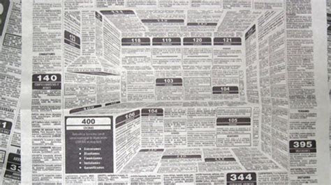clever newspaper ad hides   kitchen   classifieds