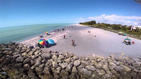 blind pass sanibel beach drone   youtube