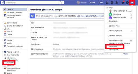 modifiez les preferences publicitaires  facebook vous  attribuees francoischarroncom