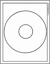 Coloring Circles Concentric Pages Shape Sheet Printable Color Squares Colorwithfuzzy Print sketch template