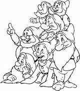 Snow Coloring Dwarfs Seven Pages Disney Kids Coloriage Drawing Imprimer Dessin Printable Print Color Few Details Mickey Getdrawings Walt Getcolorings sketch template