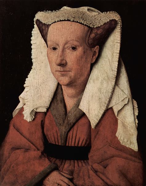 portrait  margaret van eyck  jan van eyck wikiartorg