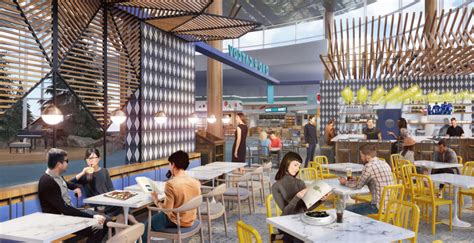 airport interior rendering project in yvr done nofuss