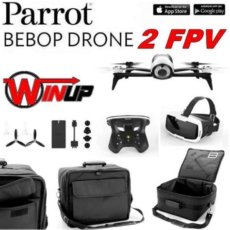 drone parrot bebop  fpv avec sac de transport offert