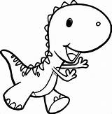Dinosaur Coloring Baby Pages Animals Run Print Coloringbay Wecoloringpage Pdf sketch template