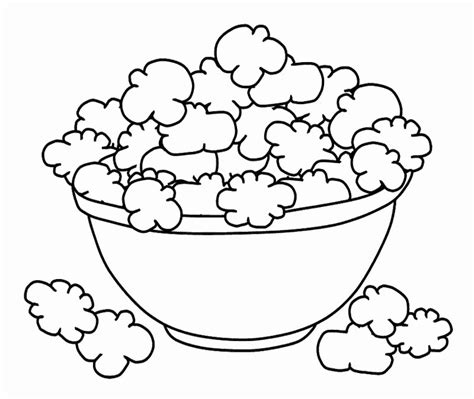 popcorn coloring pages  coloring pages  kids