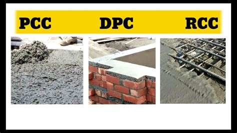 pcc dpc  rcc  civil engineeringengineering rcc  pcc