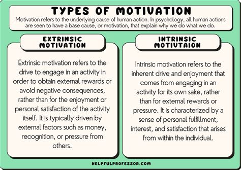 types  motivation