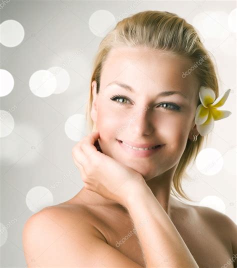 beautiful spa girl stock photo  subbotina