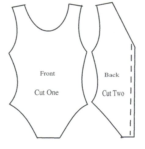 template  printable swimsuit patterns  printable templates