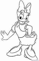 Daisy Duck Coloring Pages Disney Kids Clipart Drawing Drawings Print Mouse Mickey Gif Color Sheets Cute Silhouette Printable Minnie Coloring3 sketch template