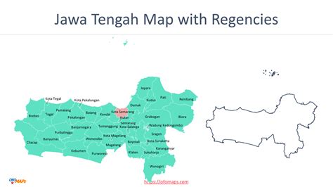 Jawa Tengah Map Of Indonesia Ofo Maps