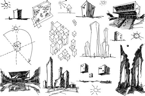 architectural concept sketches  drawings archisoup architecture