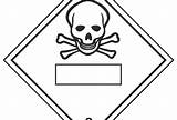 Hazard Blank Shop Dangerous Substance Labels Range sketch template