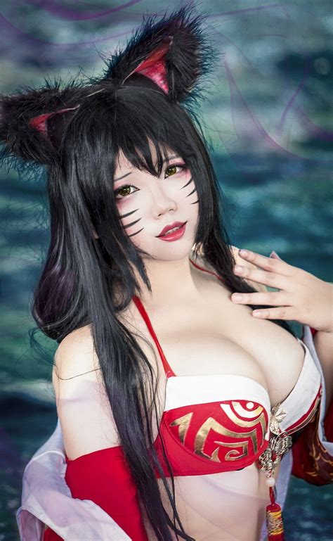 League Of Legends Sexy Girls Ahri Cosplay Sexy Cosplays