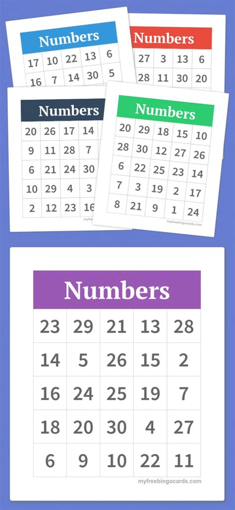 printable bingo cards bingo voor kinderen printable bingo cards