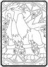 Pokemon Coloring Pages Card Entei Colouring Color Sheets Printable Coloriage Craft Crafts Custom Adult Choose Board sketch template