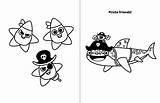 Shark Pinkfong Doo sketch template