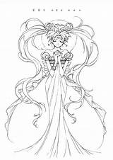 Sailor Serenity Prinzessin Crystal Neverland Moons Neo Malvorlagen Kristall Fasching Moonlight Trendy Windowcolor Postype sketch template