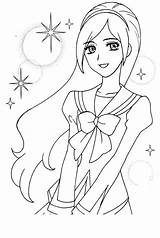 Coloring Pages Gacha Life Lineart Printable sketch template