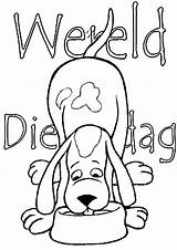 Hond Dierendag Malvorlagen Coloring Kleurplaten Malvorlagen1001 Animaatjes Coloringpages1001 Flevoland sketch template