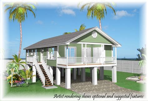 pin  barbara oldak   house house  stilts stilt house plans beach house plans