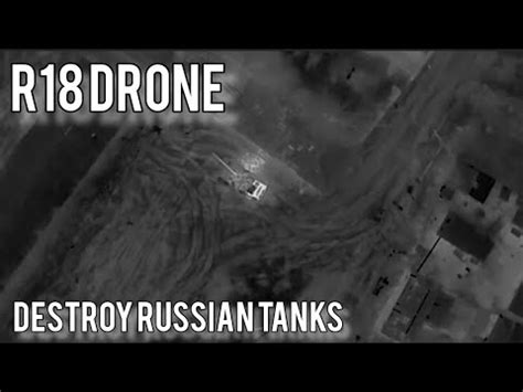 drone  action destroy russian tanks youtube