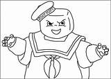 Puft Ghostbusters Marshmallow sketch template