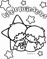 Coloring Twin Pages Stars Little Sanrio Twins Kitty Hello Fanpop Star Cute Color Printable Colouring Sheets Print Wallpaper Characters Background sketch template