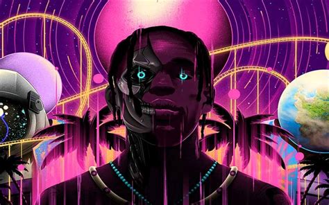 wallpapers travis scott artwork fortnite