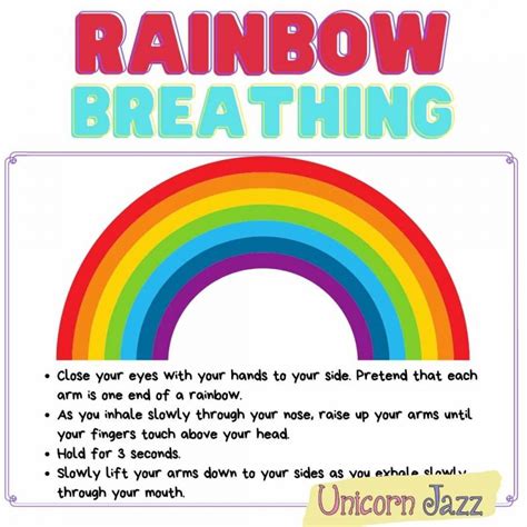 fun deep breathing exercises  kids unicorn jazz
