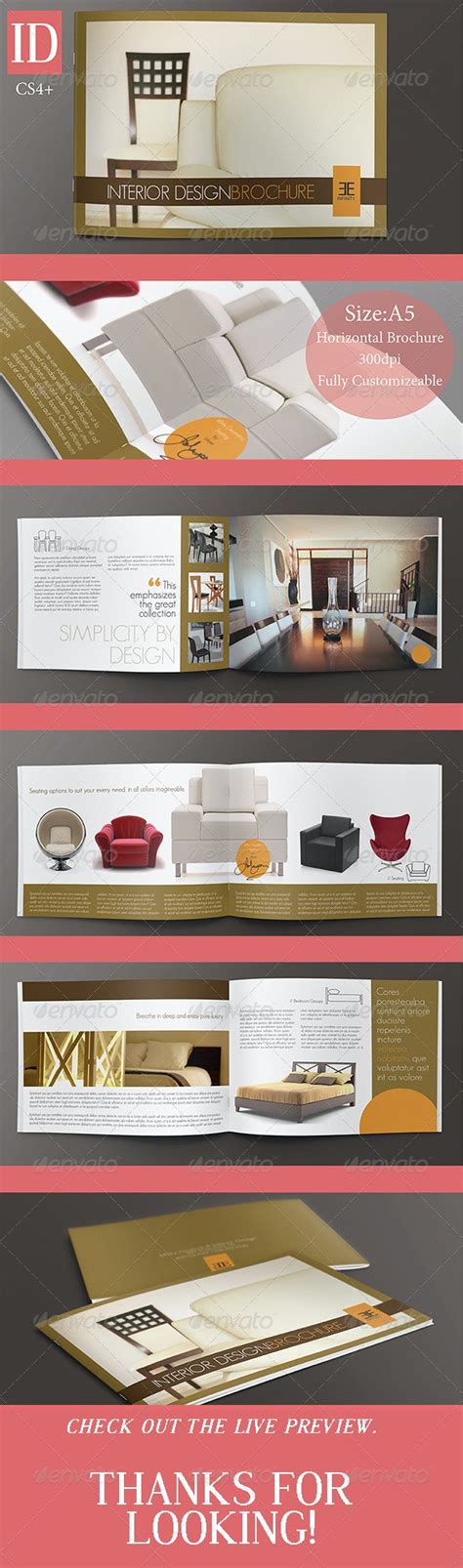 modern home interior design brochurecatalog  mailchelle graphicriver