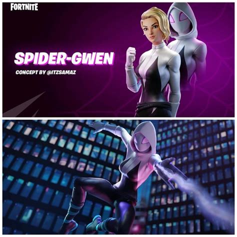 Here’s A Cool Looking Spider Gwen Concept Made By Itzsamaz R Fortnitebr