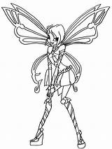 Winx Tecna Coloring Pages Club Girls Recommended sketch template