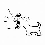 Dog Barking Draw Vector Illustration Doodles Hand Cartoon Stock Background Thumbs Isolated Depositphotos Giving sketch template