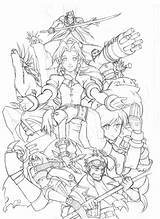 Coloring Fantasy Final Pages Sketch Deviantart Vii Tattoo Adults Drawings Color Sketches Drawing Hearts Kingdom Printable Games Anime Para Fc06 sketch template