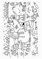 Hiver Vacances Neige Maternelle Enfants Bonhomme Colorier Coloriages Noël Escargot Froid Primanyc Ccm2 Magique Quotidienne Vie sketch template