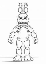 Bonnie Bunny Coloring Pages Getcolorings Print Printable sketch template