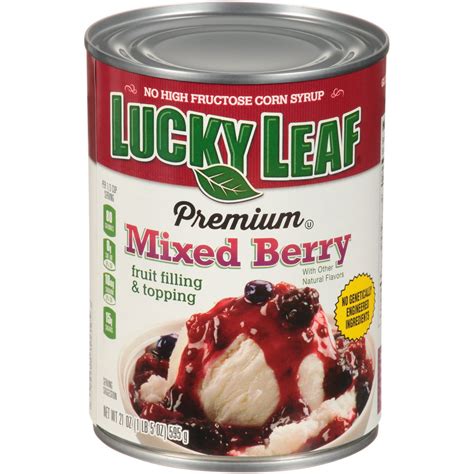 lucky leaf premium mixed berry pie filling  oz  walmartcom