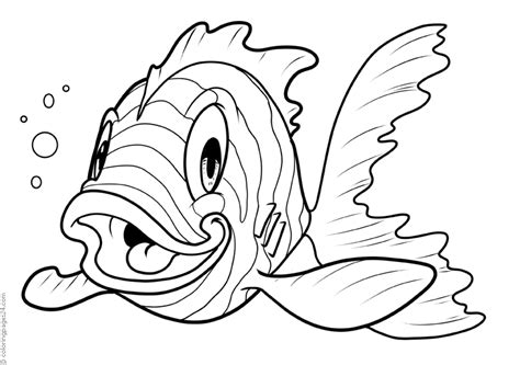fishes  coloring pages