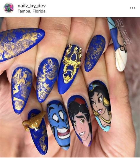 aladdin nails nail art disney nail art disney nails