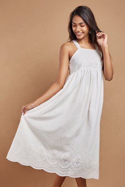 Cotton Collection White Sleeveless Maxi Dress By Coco Odel Lk